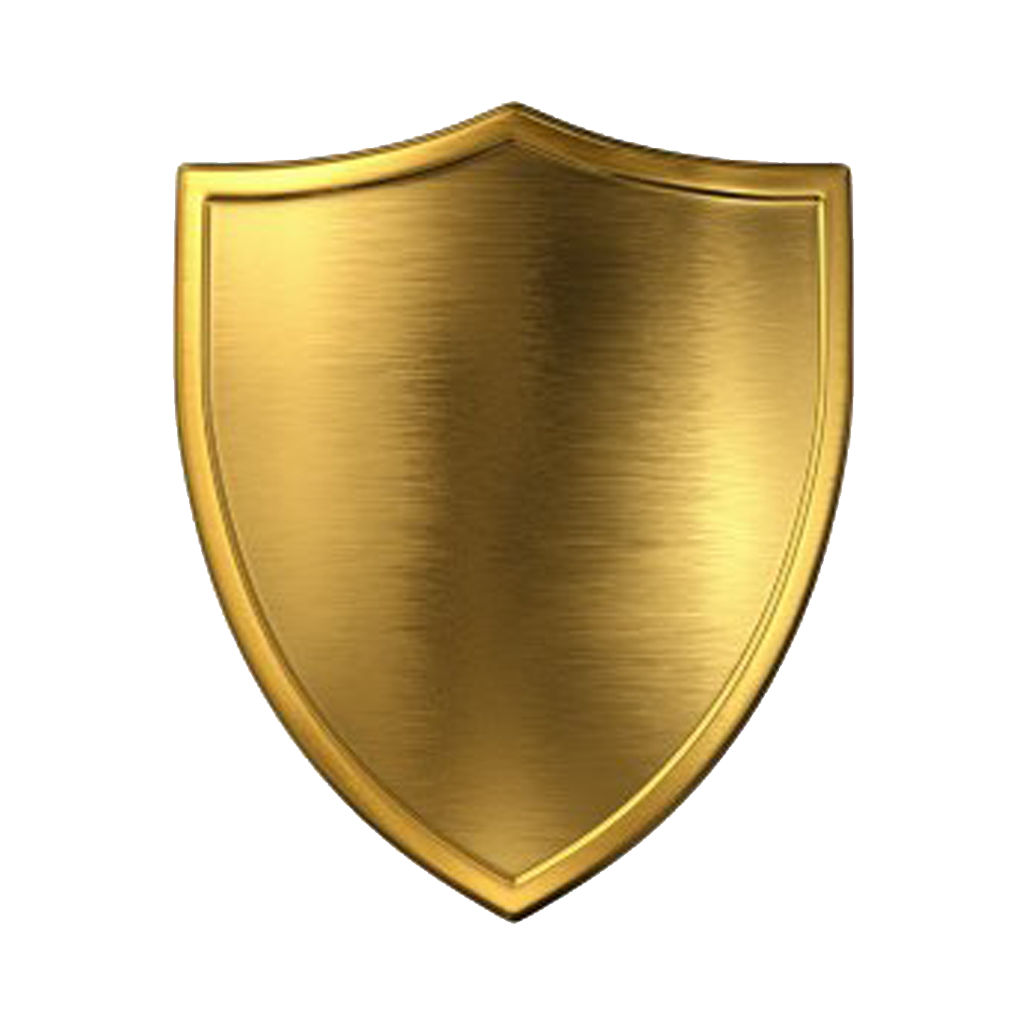 Gold Shield PNG Image