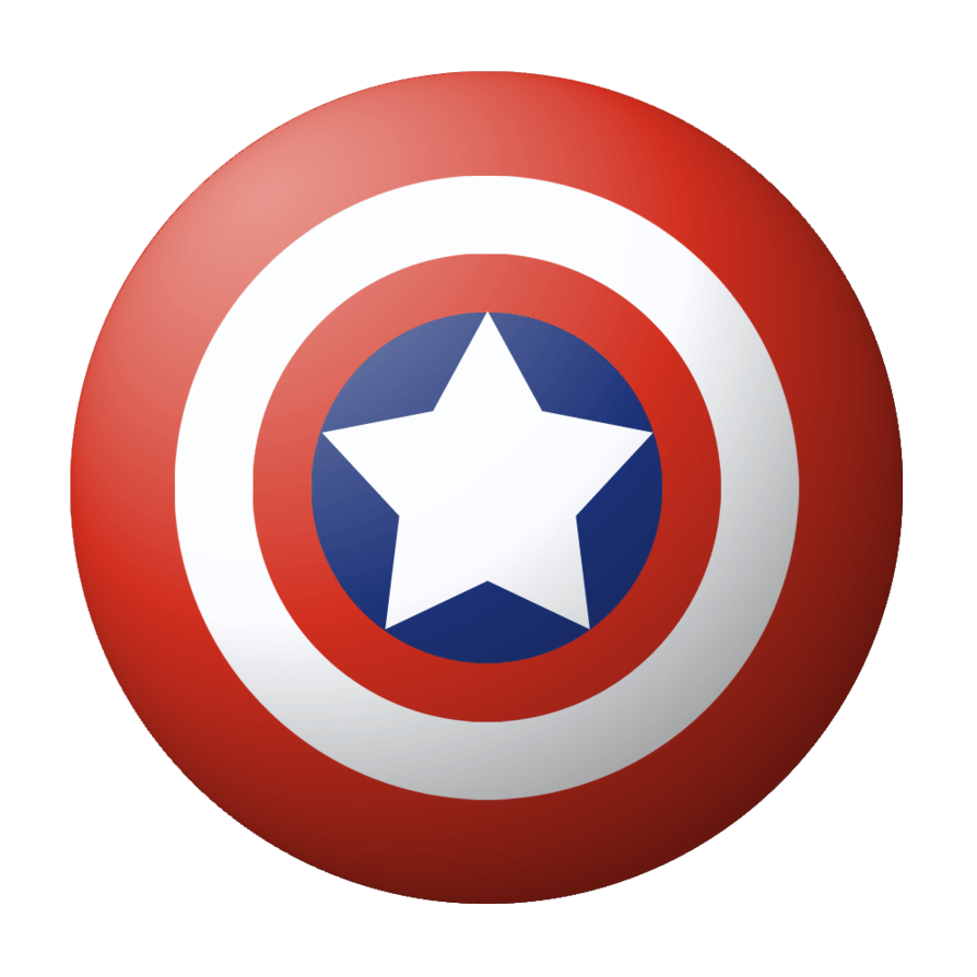 Round Captain America Shield Png Image PNG Image