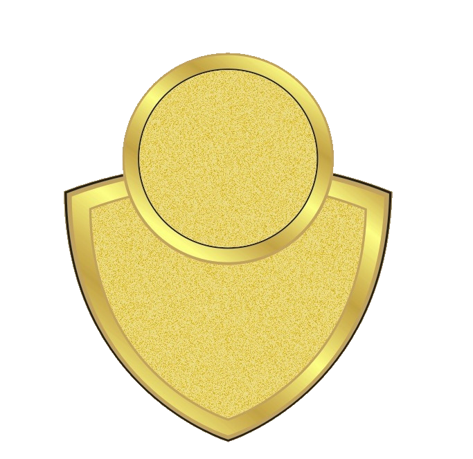 Material Rome Shield Yellow Free Frame PNG Image