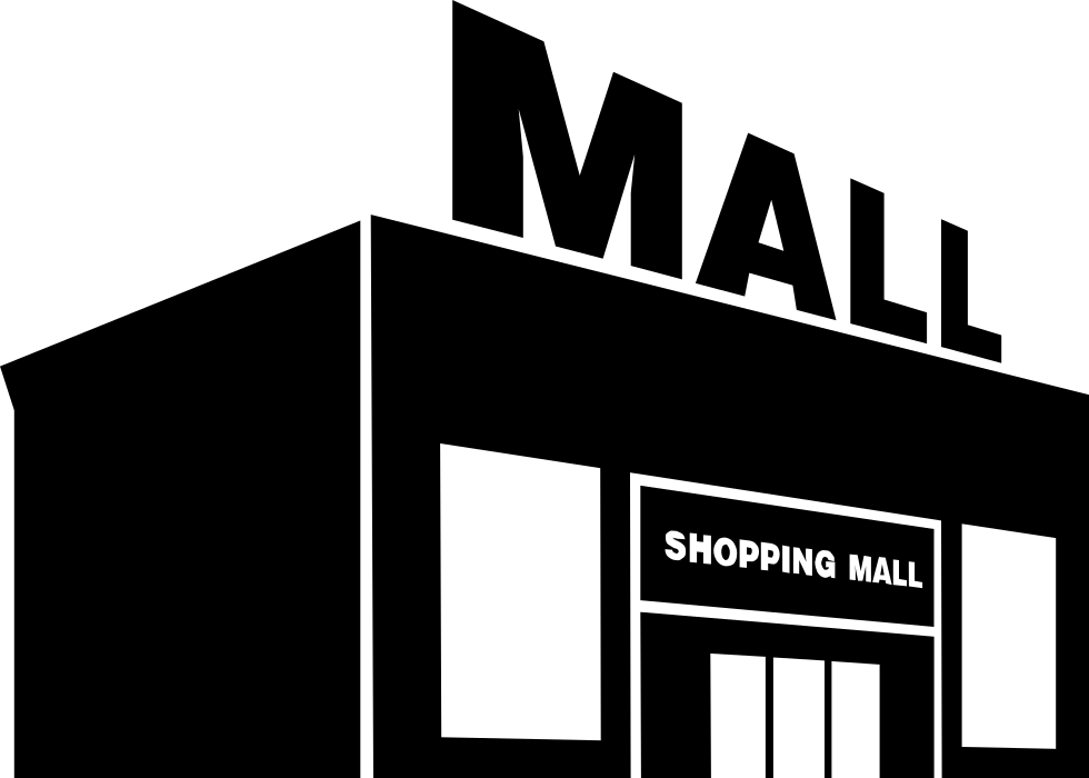 Shopping Mall Silhouette Download HQ PNG Image