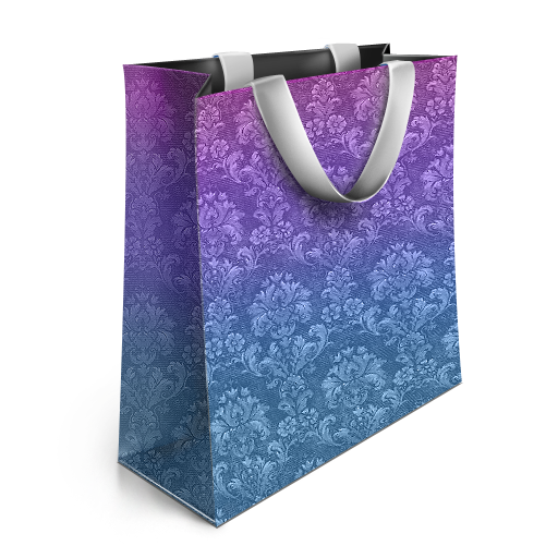 Designer Shopping Bag PNG Image