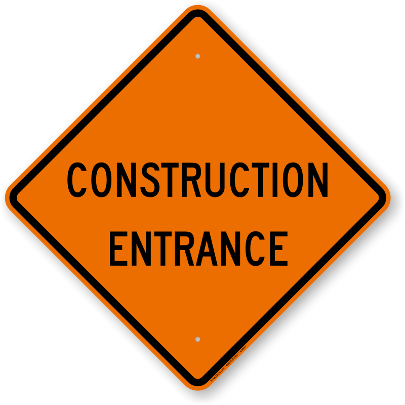 Construction Sign Image Free Transparent Image HQ PNG Image