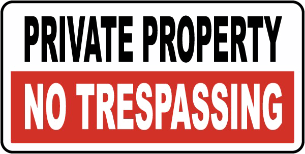 No Trespassing Sign Free Download Image PNG Image