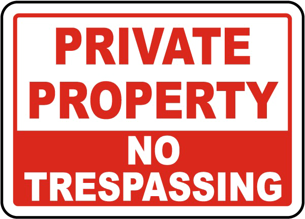 No Trespassing Sign Image Download Free Image PNG Image