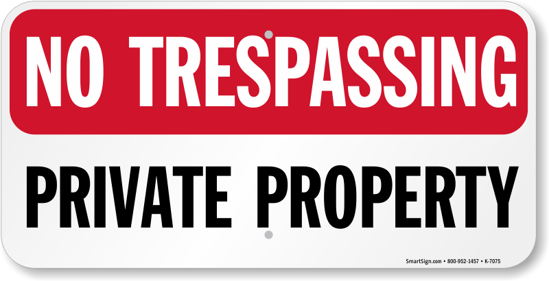 No Trespassing Sign Free Download PNG HQ PNG Image
