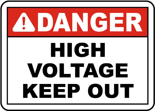 High Voltage Sign Download Free Transparent Image HD PNG Image