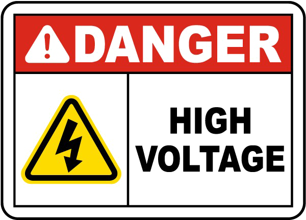 High Voltage Sign HD PNG Free Photo PNG Image