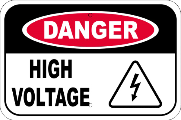High Voltage Sign HD Image Free PNG PNG Image