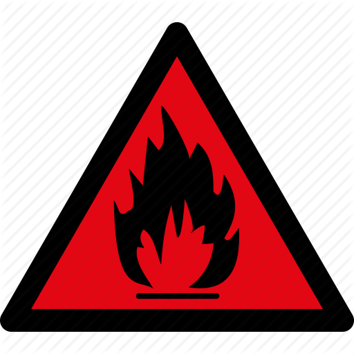 Flammable Sign Free Clipart HQ PNG Image