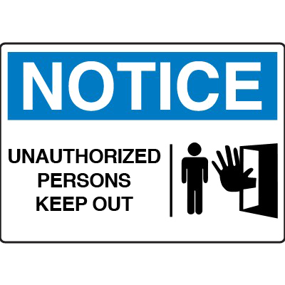 Unauthorized Sign HD Image Free PNG PNG Image