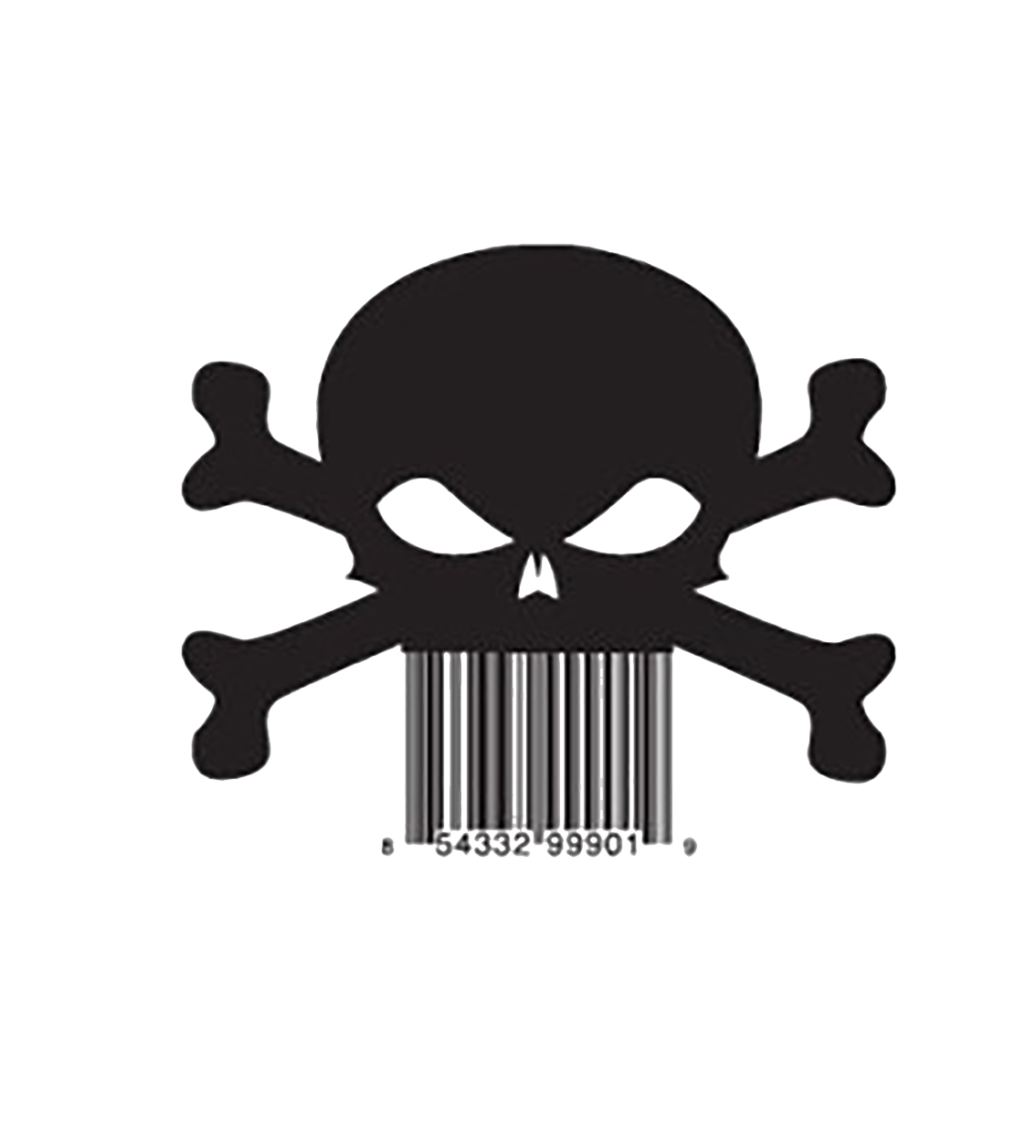 Product Code Two-Dimensional Skull Universal Barcode Qr PNG Image