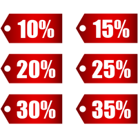 Adhesive Set Tags Coupon Price Discount Part