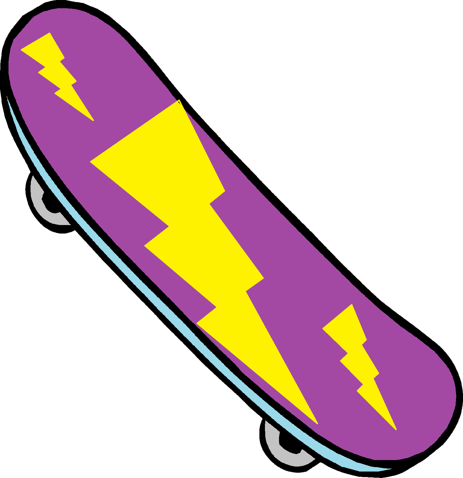 Skateboard Clipart PNG Image