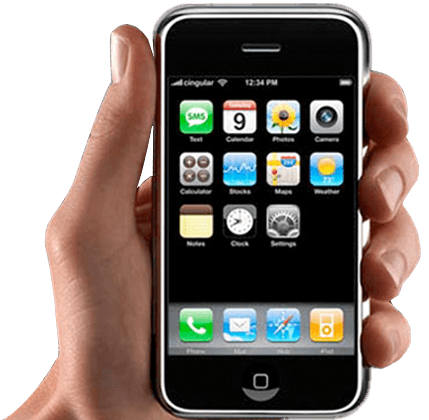 Smartphone In Hand Png Image PNG Image