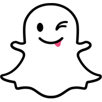 Get Ghost Snapchat Logo Png PNG