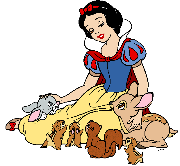 Snow White And The Seven Dwarfs Photo PNG Image