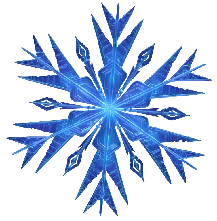 Frozen Snowflake Hd PNG Image