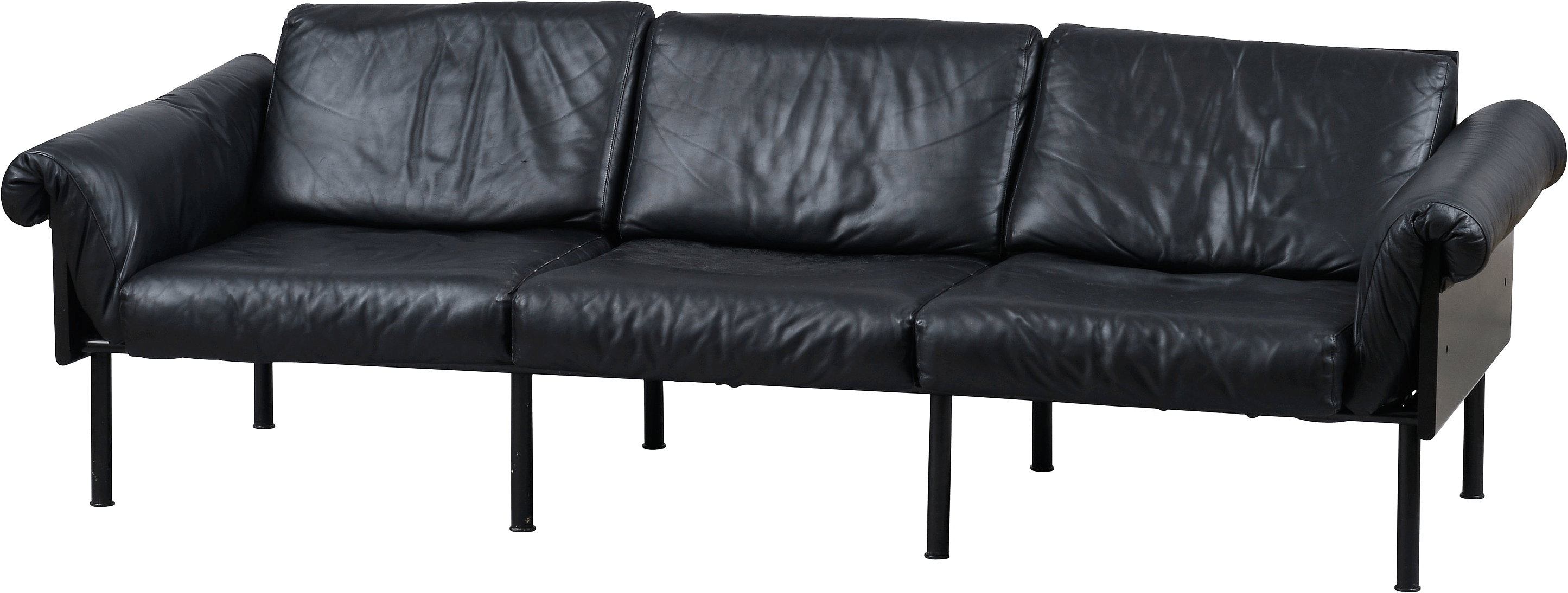 Black Sofa Png Image PNG Image