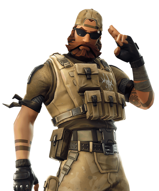 Soldier Royale Figurine Fortnite Pass Battle PNG Image