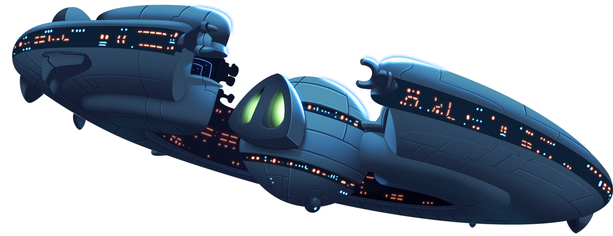 Spaceship Clipart PNG Image