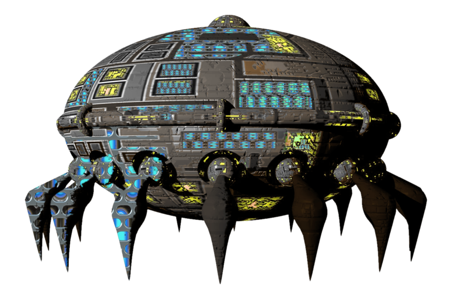 Spaceship Transparent PNG Image