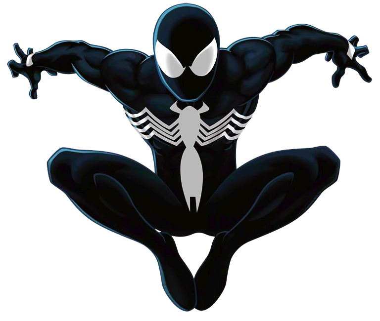 Spiderman Black File PNG Image