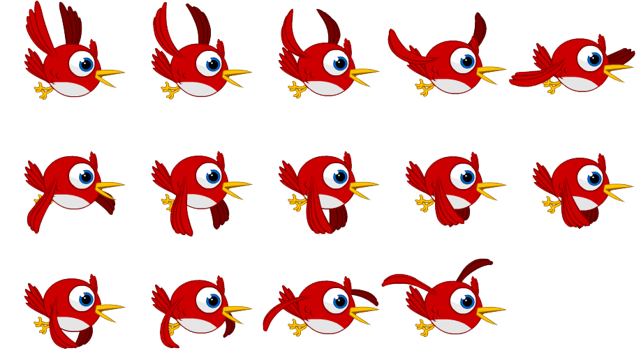 Sprite Area Line Animated Bird Film PNG Image