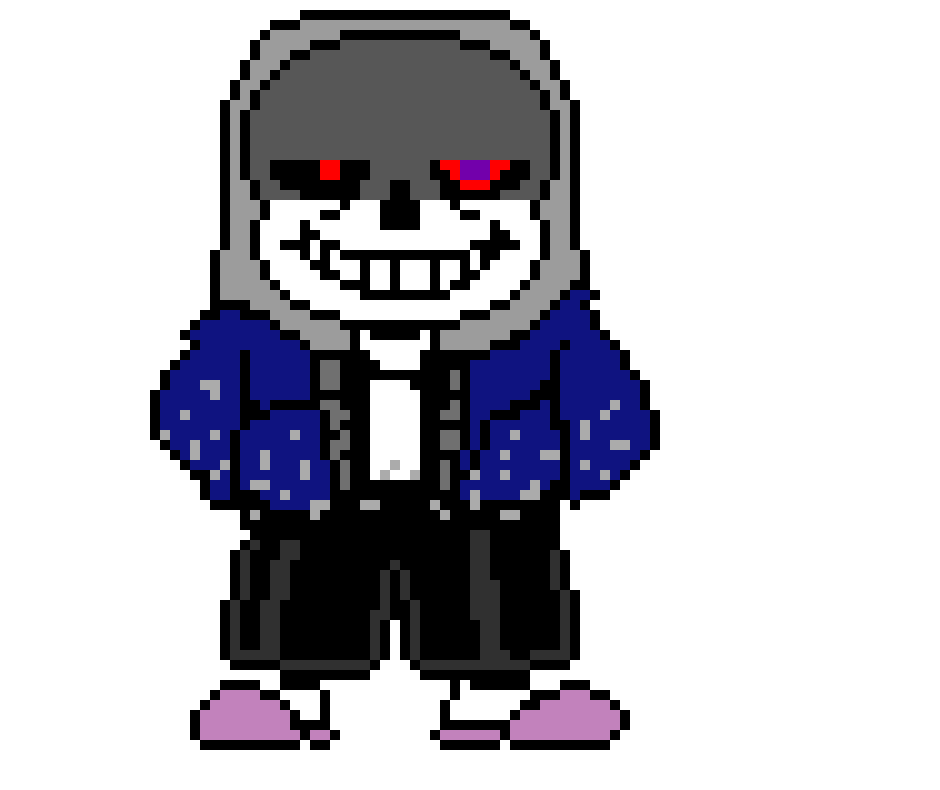 Art Sans Undertale Character Fictional Pixel PNG Image