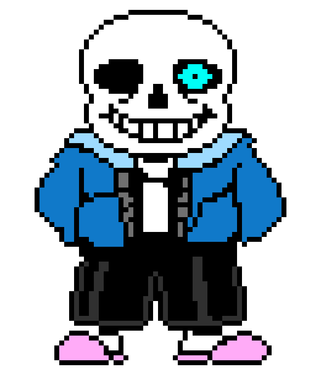 Art Sprite Undertale Character Fictional Line Pixel PNG Image