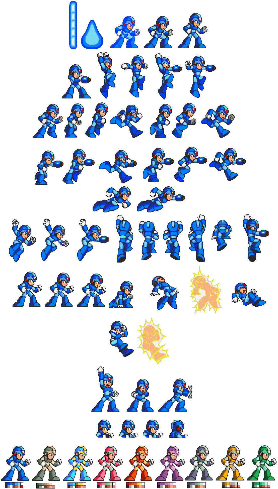 Point Art Sprite Mega Man Free Transparent Image HQ PNG Image
