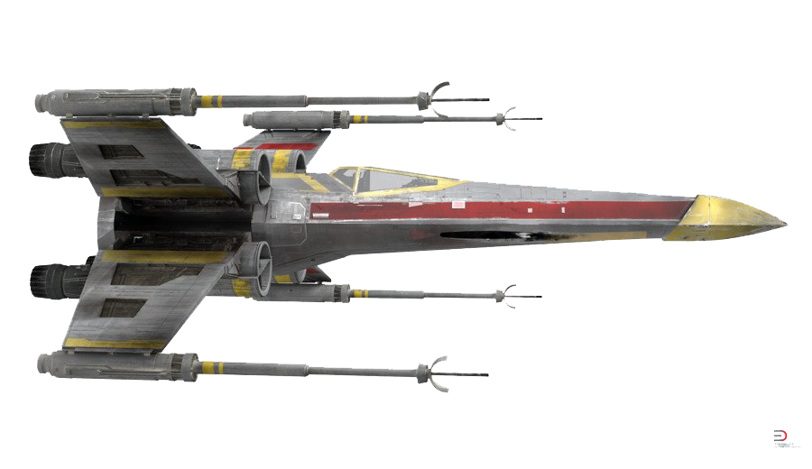 Starfighter Awakens Force X-Wing PNG Free Photo PNG Image