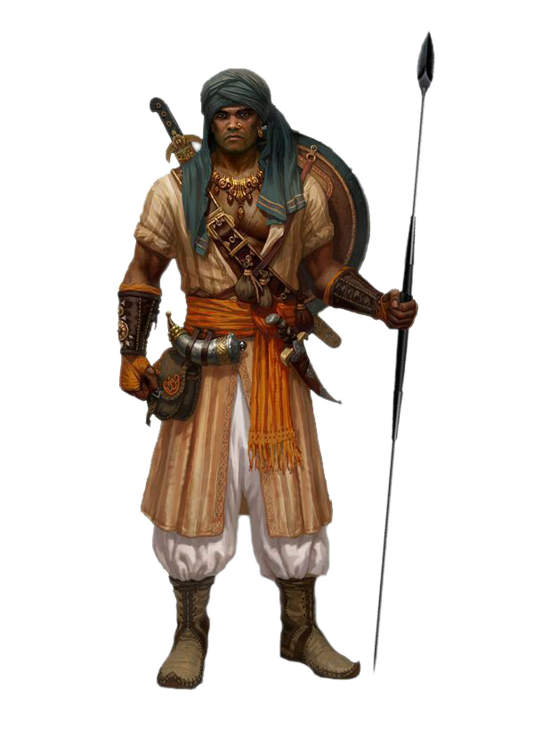 Roleplaying Pathfinder Spear Warrior Dungeons Dragons Game PNG Image