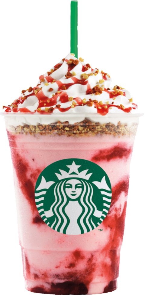 Cheesecake Frappuccino Milkshake Starbucks Cream Free Frame PNG Image