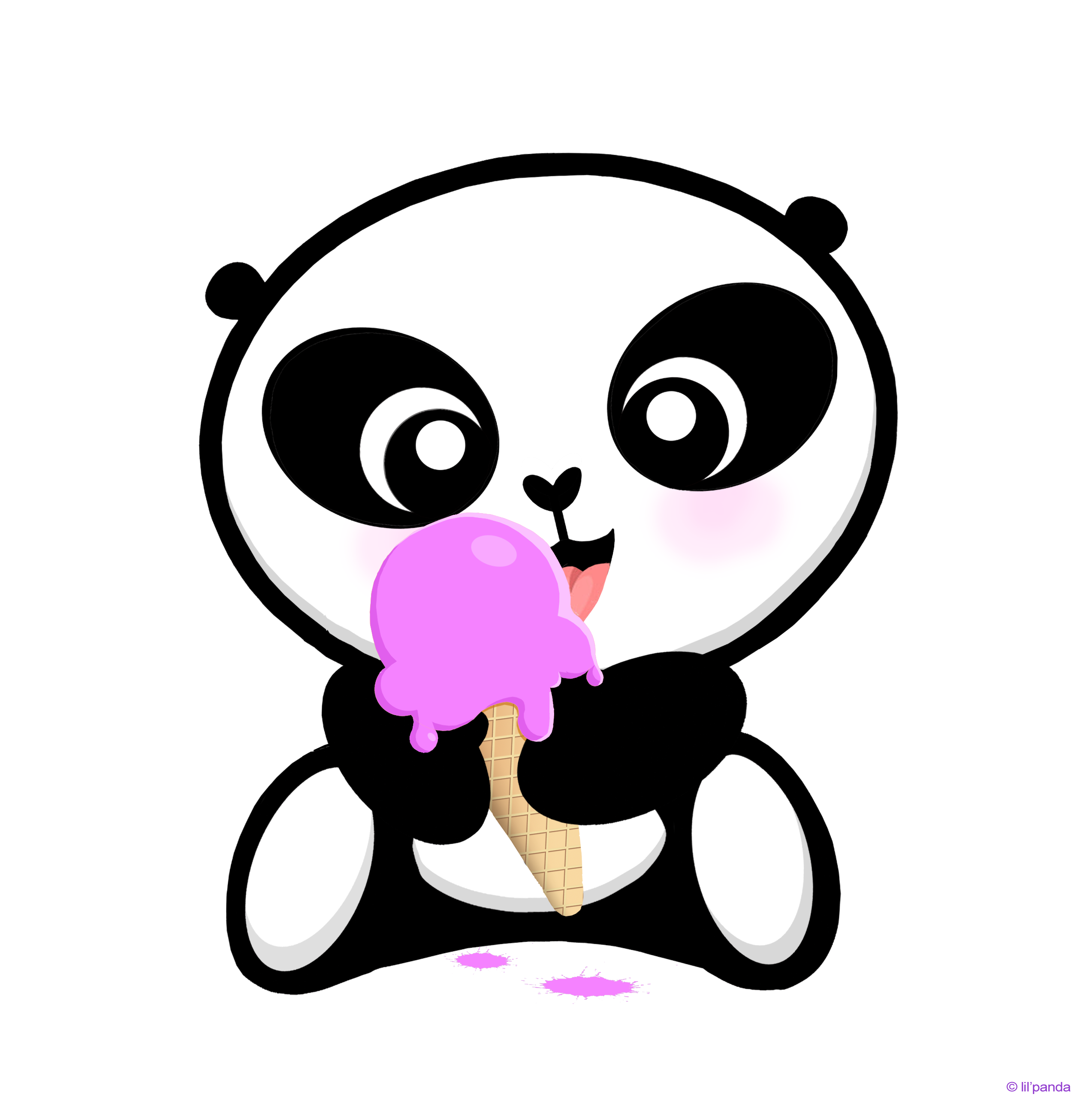 Giant Bear Drawing Starbucks Cuteness Panda PNG Image