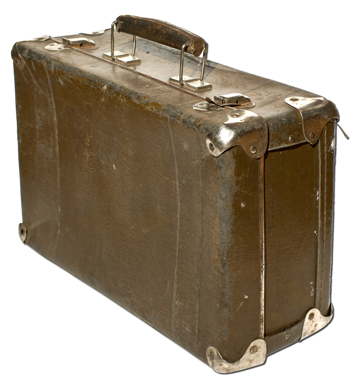 Old Suitcase With Transparent Background PNG Image