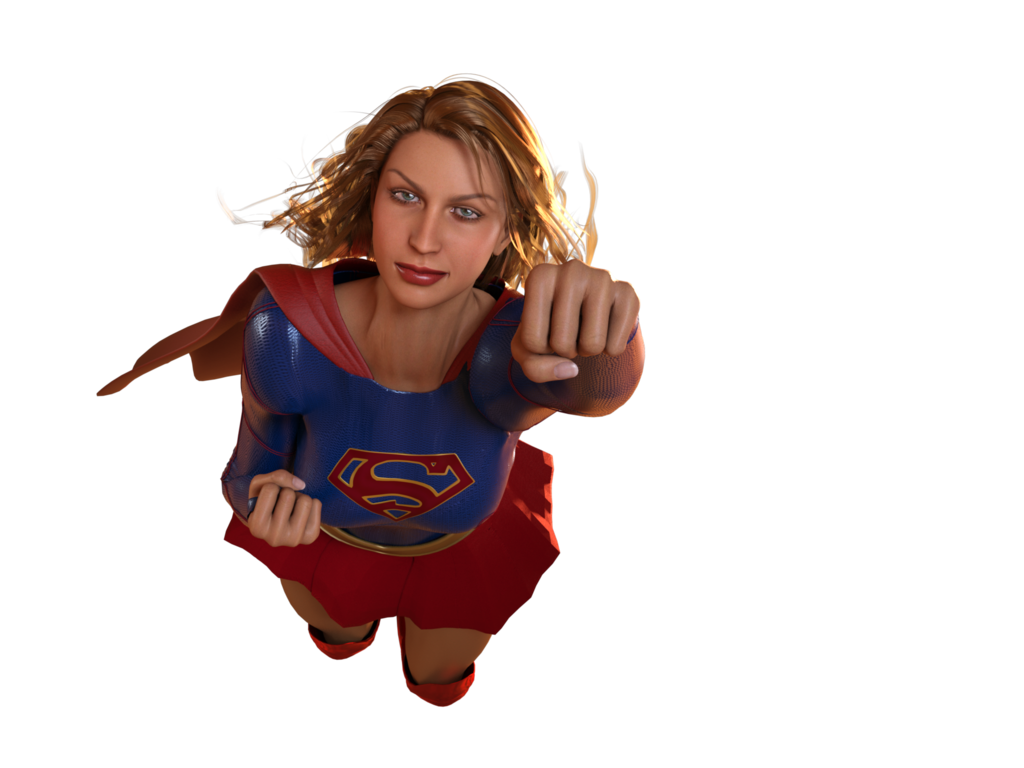 Supergirl Transparent PNG Image
