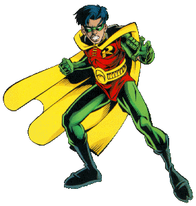 Superhero Robin Transparent PNG Image