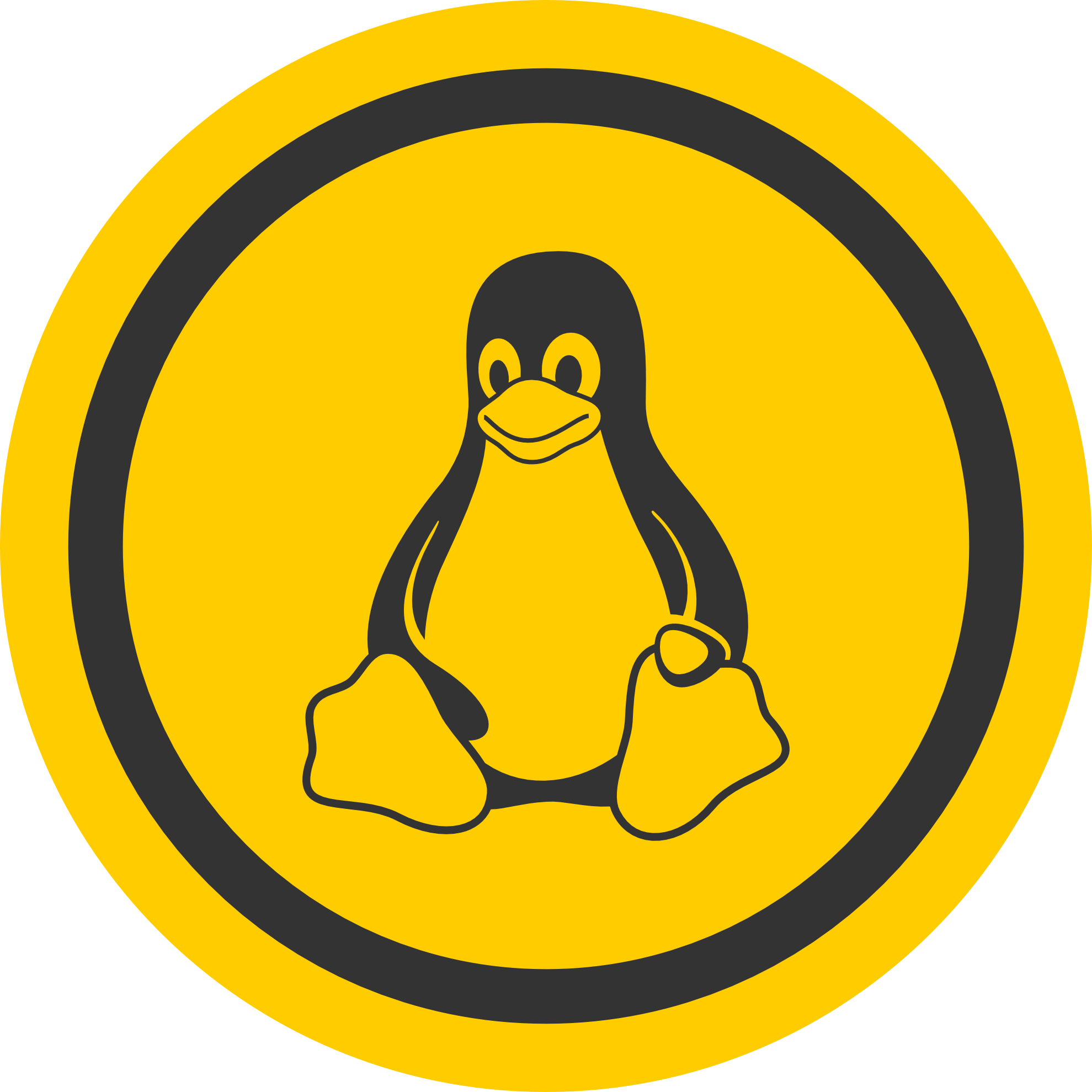 Tux Logo Operating System Linux Free Download Image PNG Image