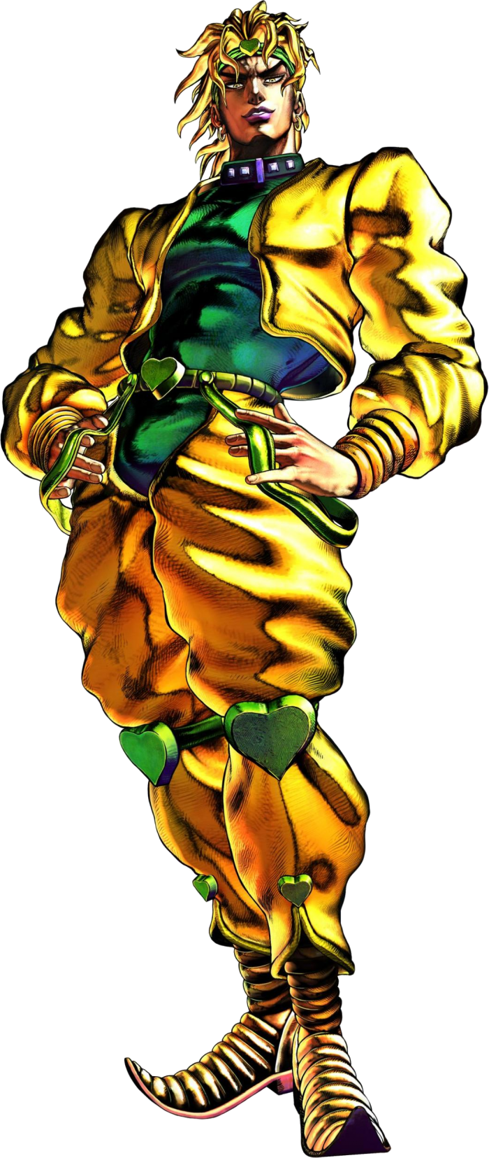 Jotaro Brando Kujo Character Yellow Dio Fictional PNG Image