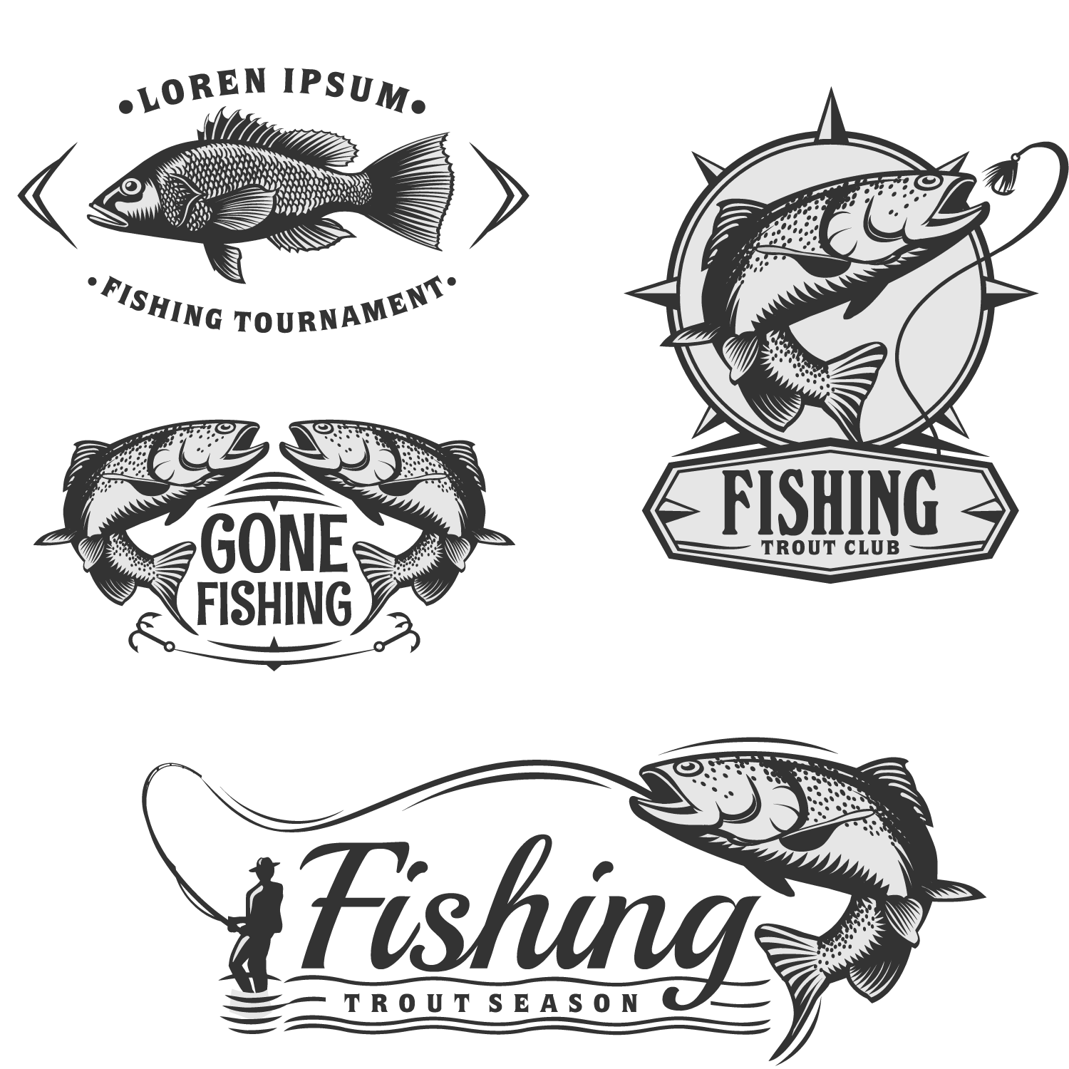 Tackle Rods Font Emblem Fishing Free Transparent Image HQ PNG Image