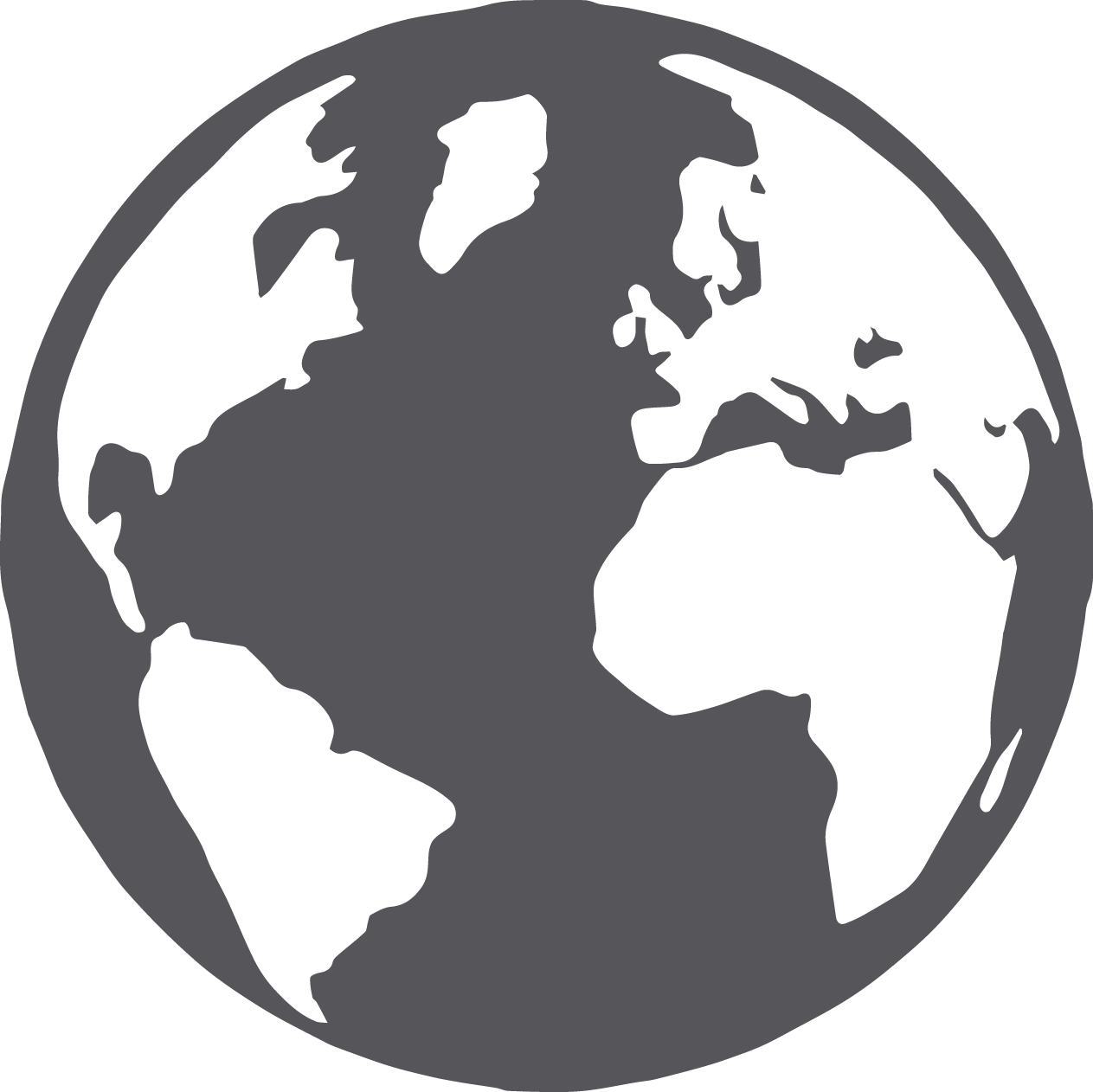 Map Silhouette Human Globe Behavior World PNG Image