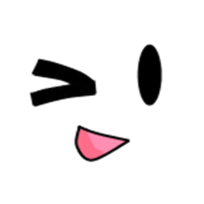 Download Roblox Wink Line Angle Face Free Clipart Hd Hq Png Image Freepngimg