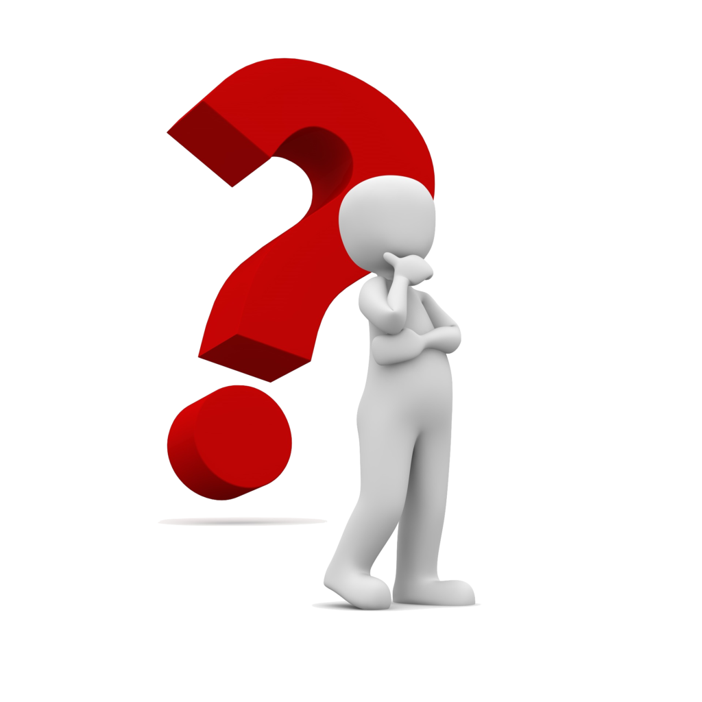 Standing Human Business Question Mark Behavior PNG Image