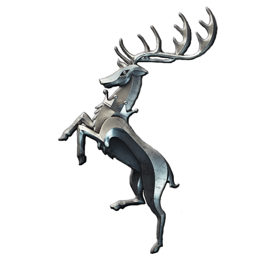 Heraldry House Deer Sigil Reindeer Baratheon PNG Image
