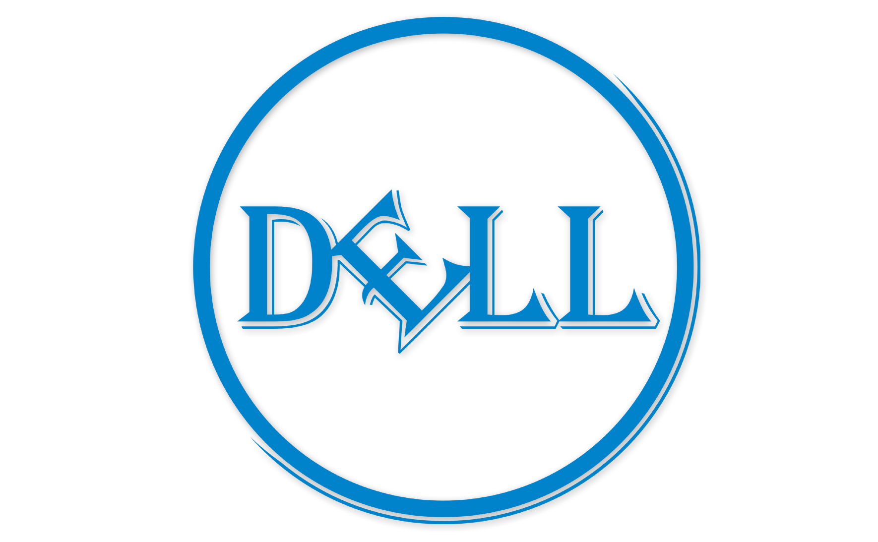 Blue Area Dell Computer Logo Software PNG Image