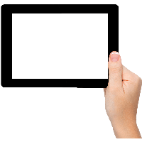 Tablet In Hand Png Image