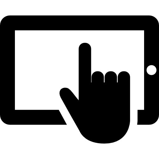 Tablet Holding Hand Free Clipart HQ PNG Image