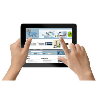 Tablet In Hands Png Image
