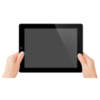 Tablet In Hands Png Image