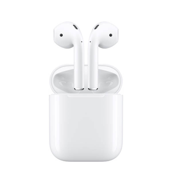 Airpods Tap Apple Iphone White Earbuds PNG Image